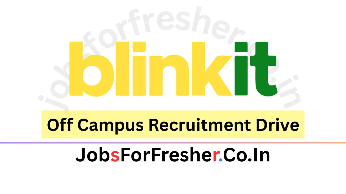 Blinkit jobsforfresher