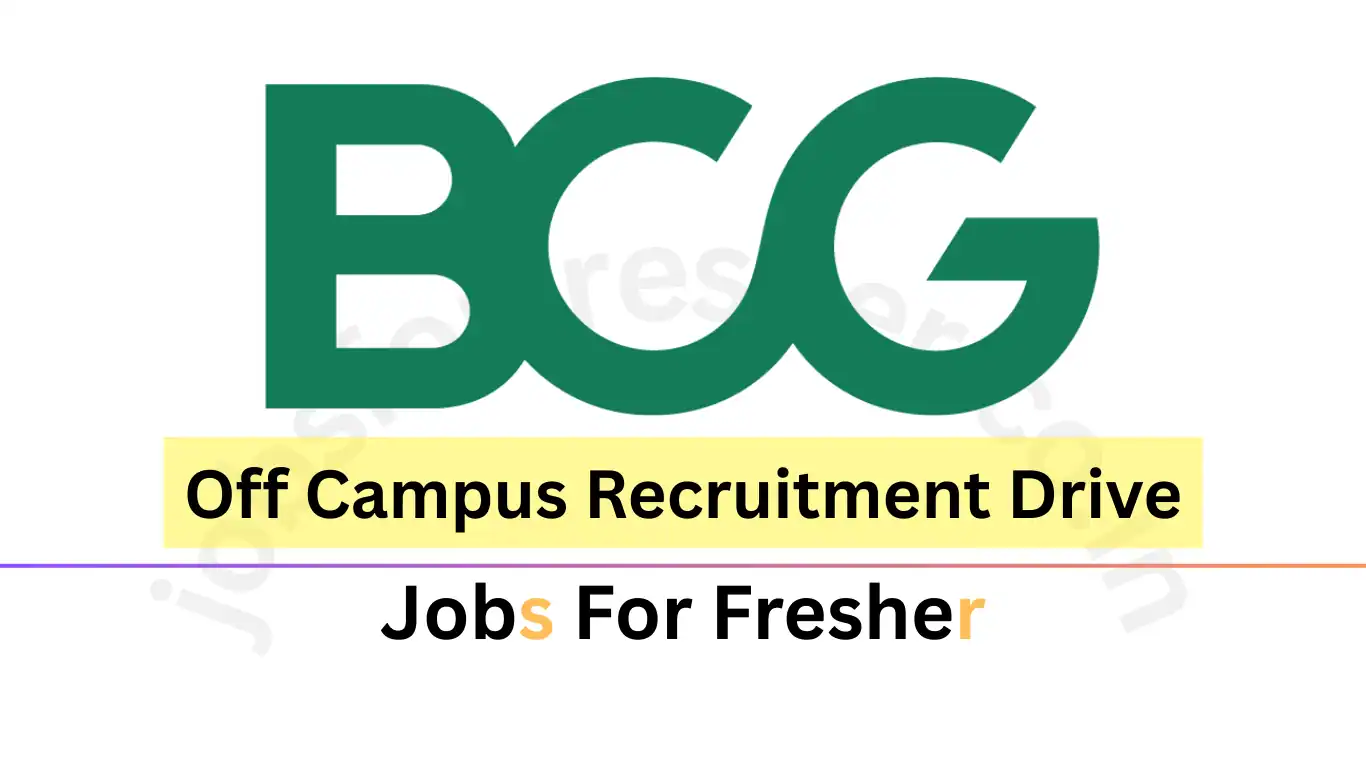 bcg Hiring jobsforfresher