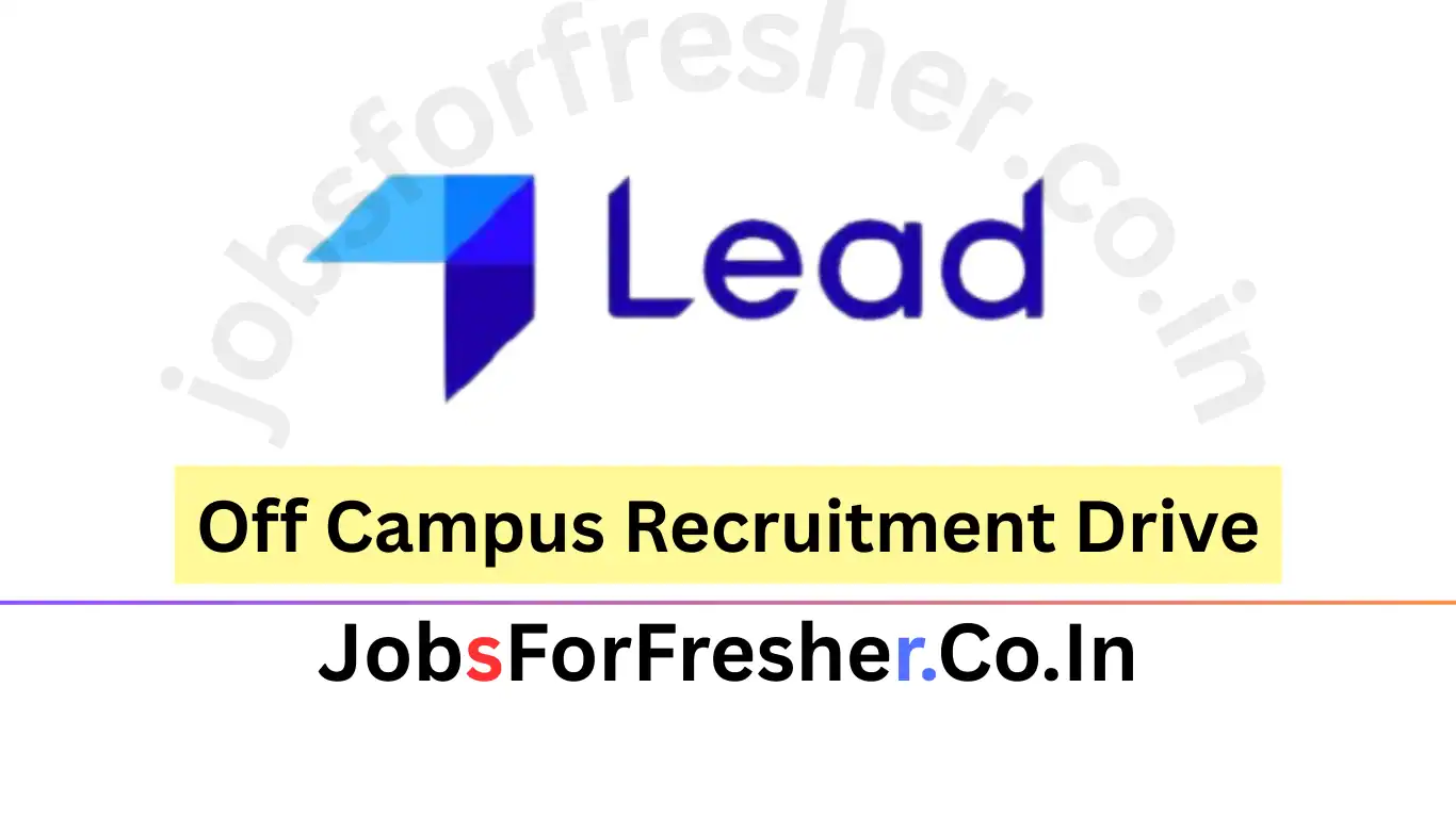 lead jobsforfresher